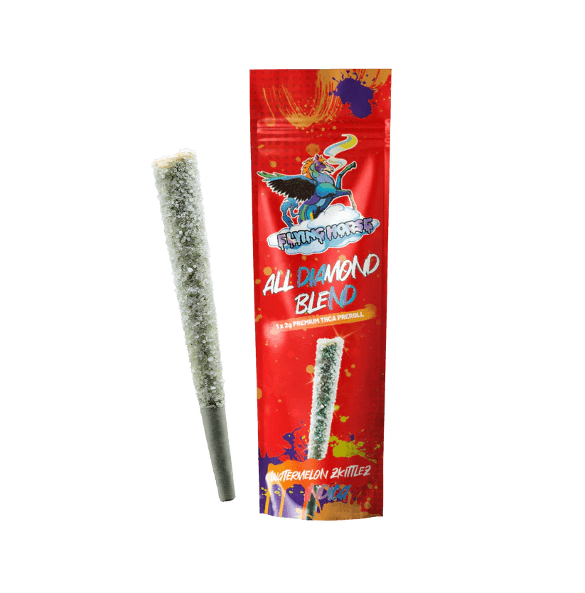 Flying Horse All Diamond Blend THC-A 20G Pre Roll Pack