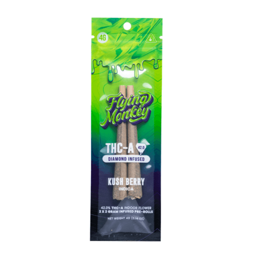Flying Monkey THC-A Diamond 4G Pre Roll Pack