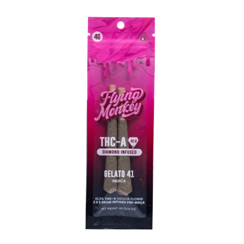 Flying Monkey THC-A Diamond 4G Pre Roll Pack