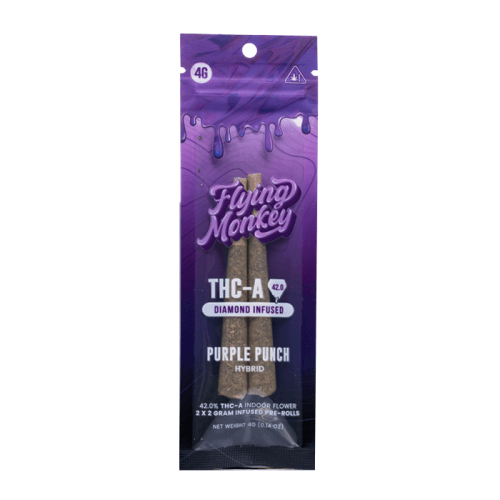 Flying Monkey THC-A Diamond 4G Pre Roll Pack