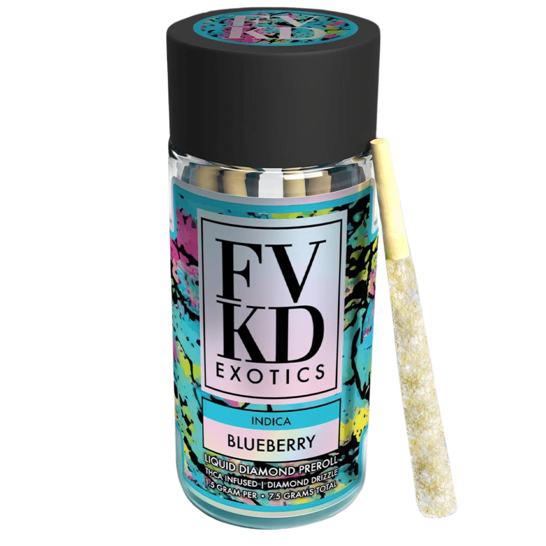 Fvkd Exotics Liquid Diamonds 7.5G Pre Roll Pack