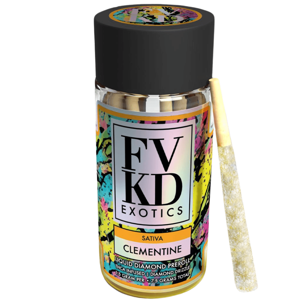 Fvkd Exotics Liquid Diamonds 7.5G Pre Roll Pack