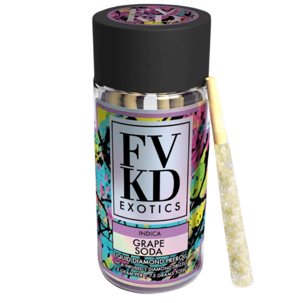 Fvkd Exotics Liquid Diamonds 7.5G Pre Roll Pack