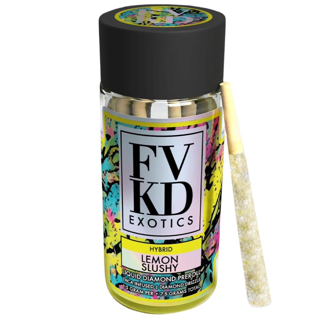 Fvkd Exotics Liquid Diamonds 7.5G Pre Roll Pack