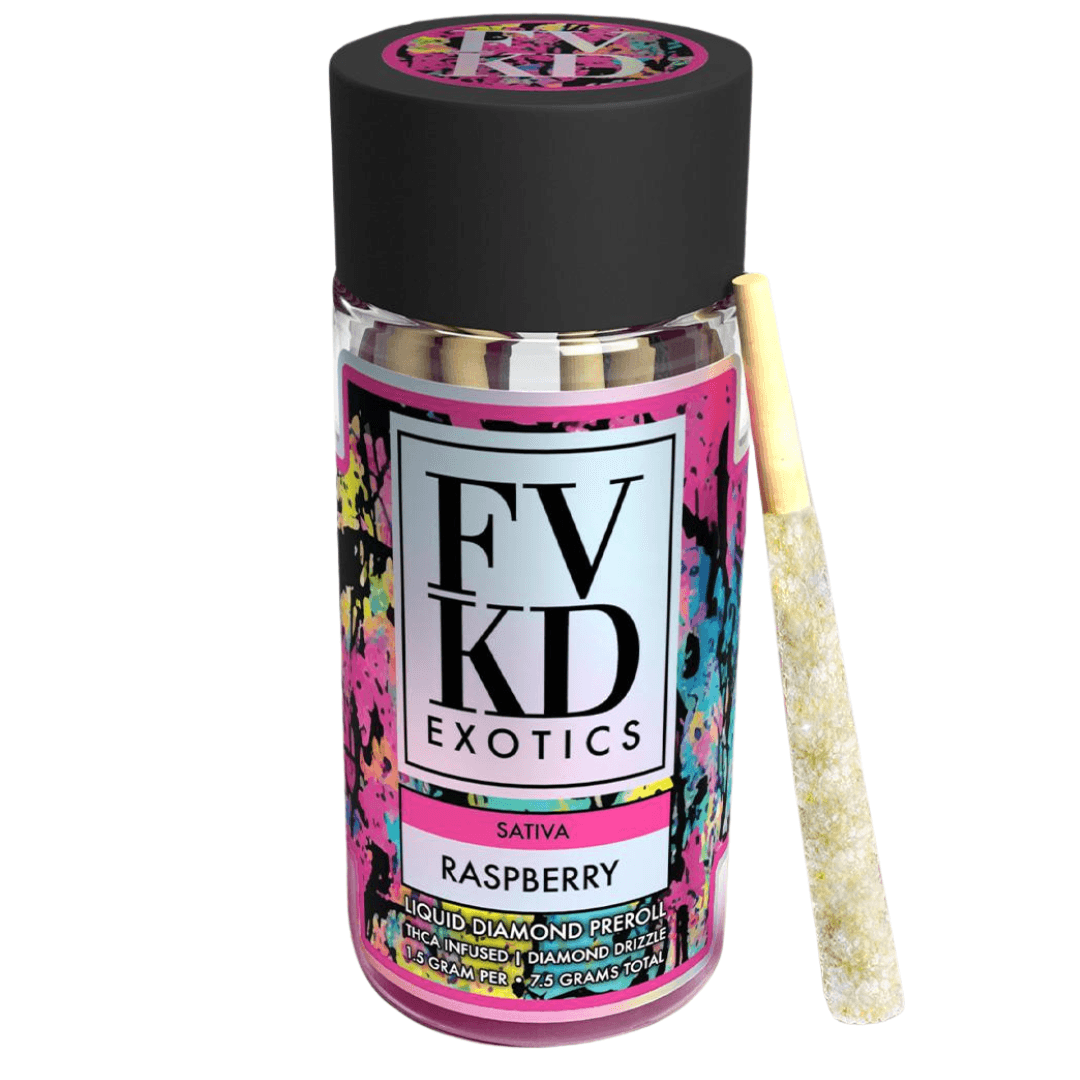 Fvkd Exotics Liquid Diamonds 7.5G Pre Roll Pack