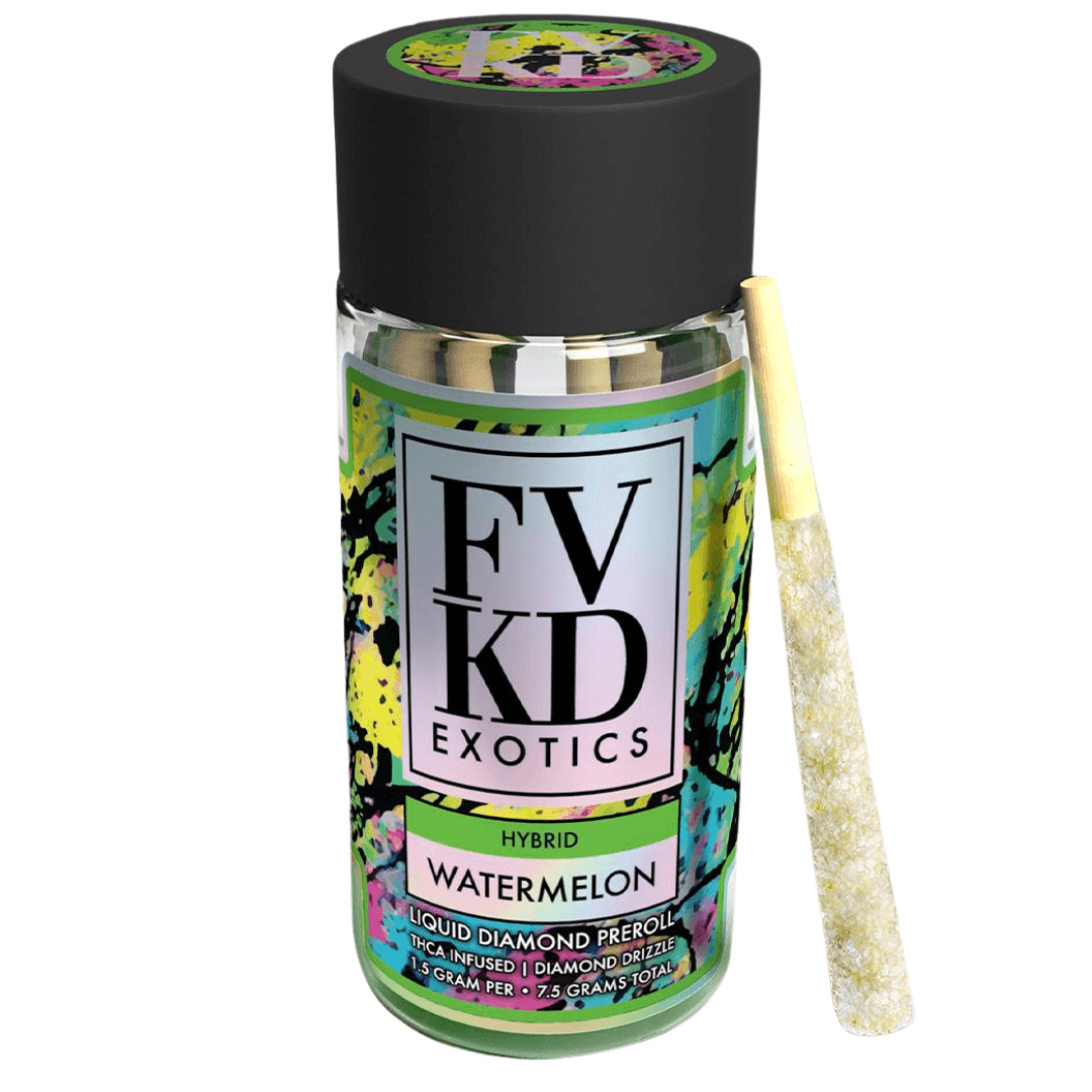 Fvkd Exotics Liquid Diamonds 7.5G Pre Roll Pack