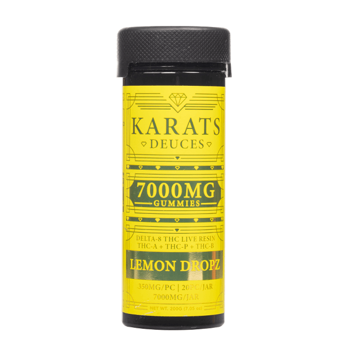 Carats Deuces Blend D8 7000mg Gummies