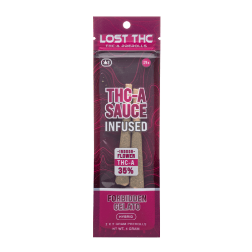Lost Thc THC-A Sauce 4G Pre Roll Pack