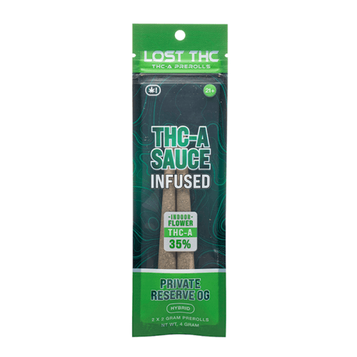 Lost Thc THC-A Sauce 4G Pre Roll Pack