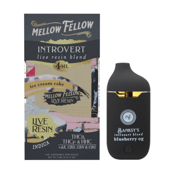 Mellow Fellow Introvert Blend Live Resin 4G Disposable Vape