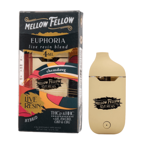 Mellow Fellow Euphoria Blend Live Resin 4G Disposable Vape