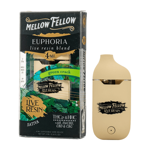 Mellow Fellow Euphoria Blend Live Resin 4G Disposable Vape