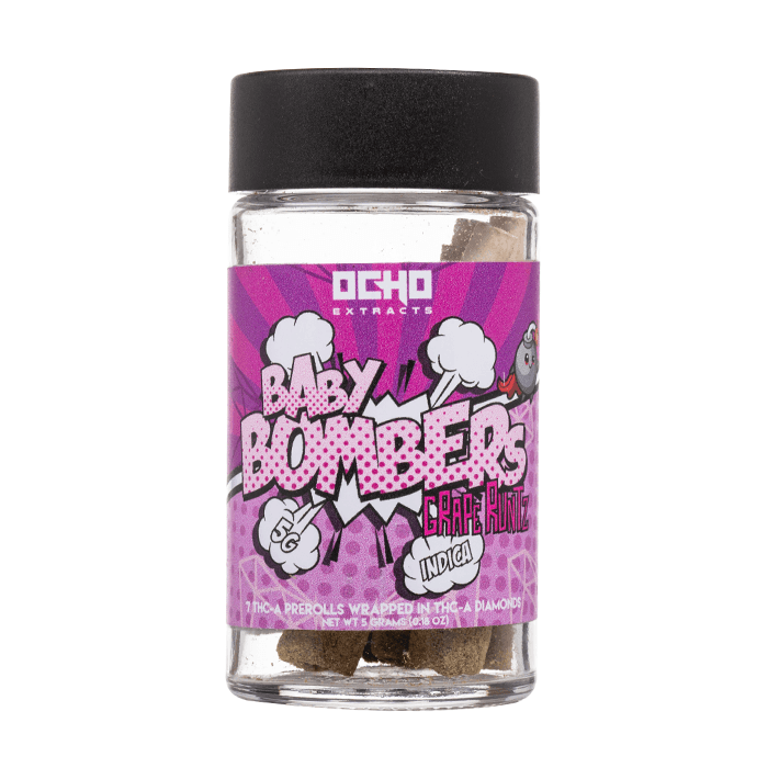 Ocho Extracts Baby Bombers THC-A 5G Pre Roll Pack