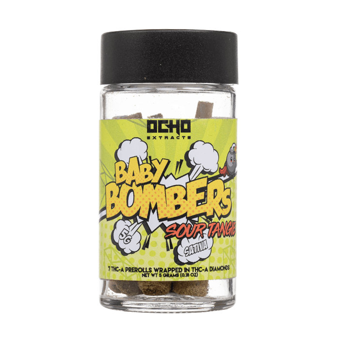Ocho Extracts Baby Bombers THC-A 5G Pre Roll Pack