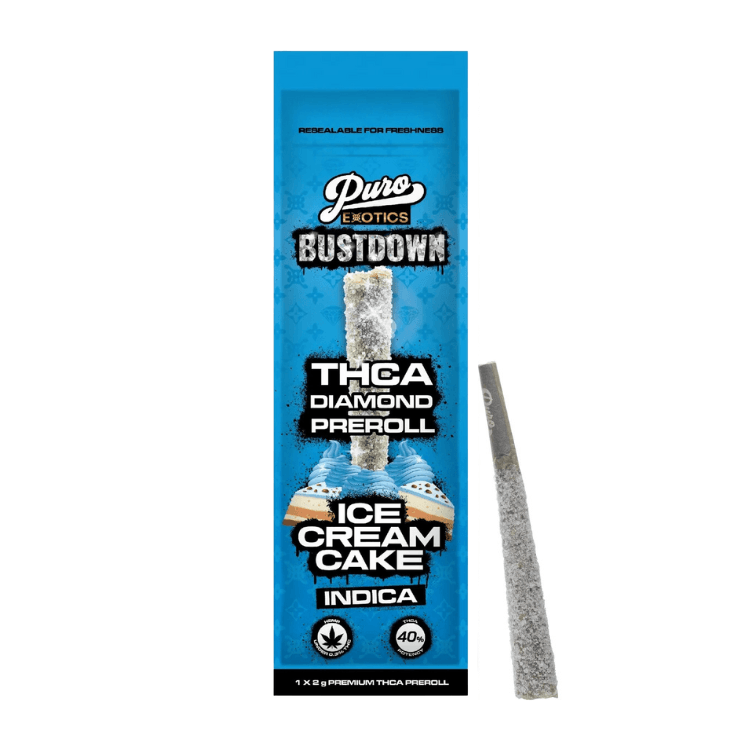 Puro Exotics Bustdown THC-A Diamond 2G Pre Roll