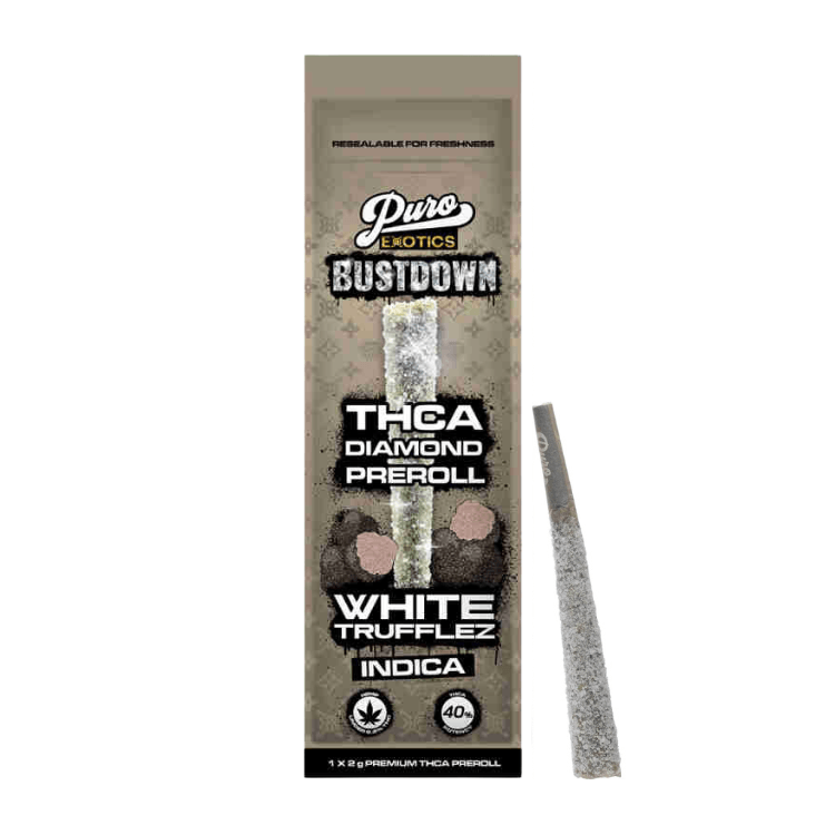 Puro Exotics Bustdown THC-A Diamond 2G Pre Roll