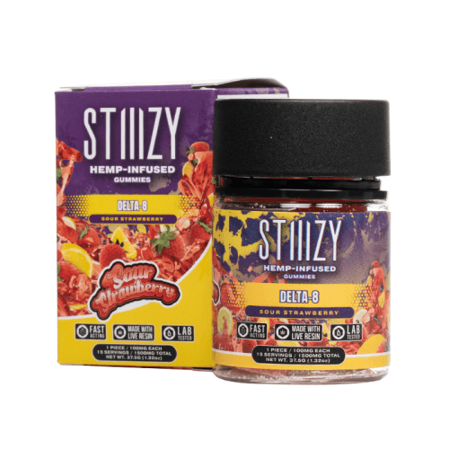 Stiiizy D8 Live Resin 1500mg Gummies