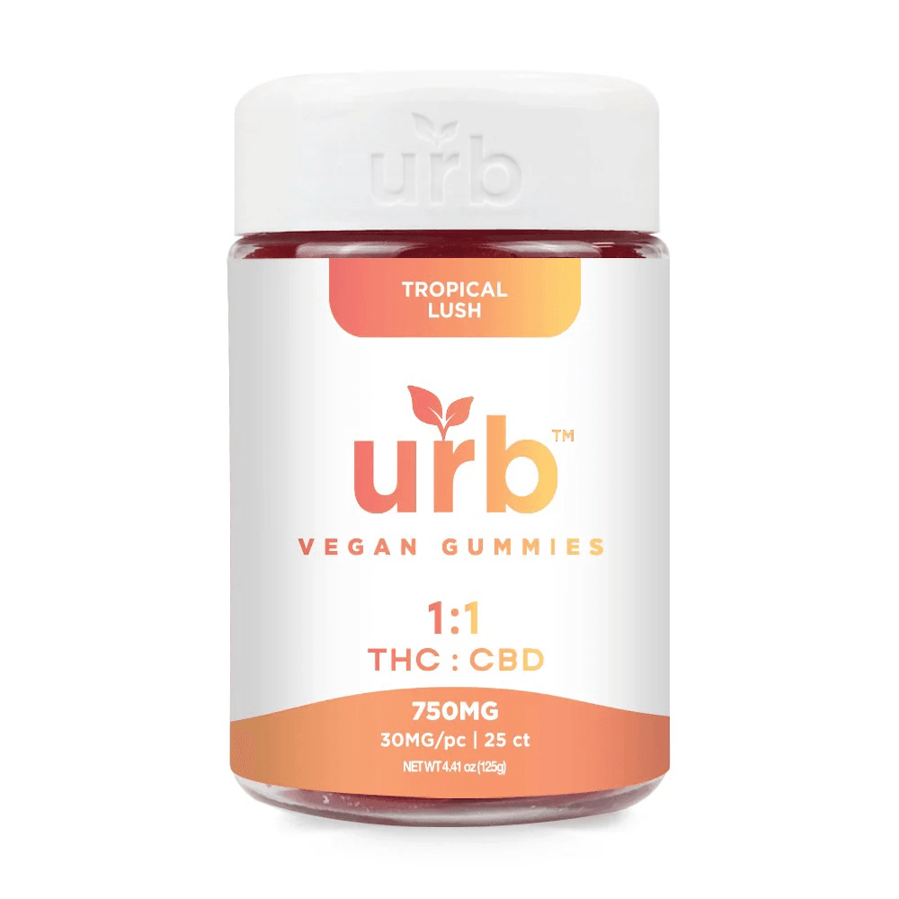 Urb 1:1 CBD THC Vegan 750mg Gummies