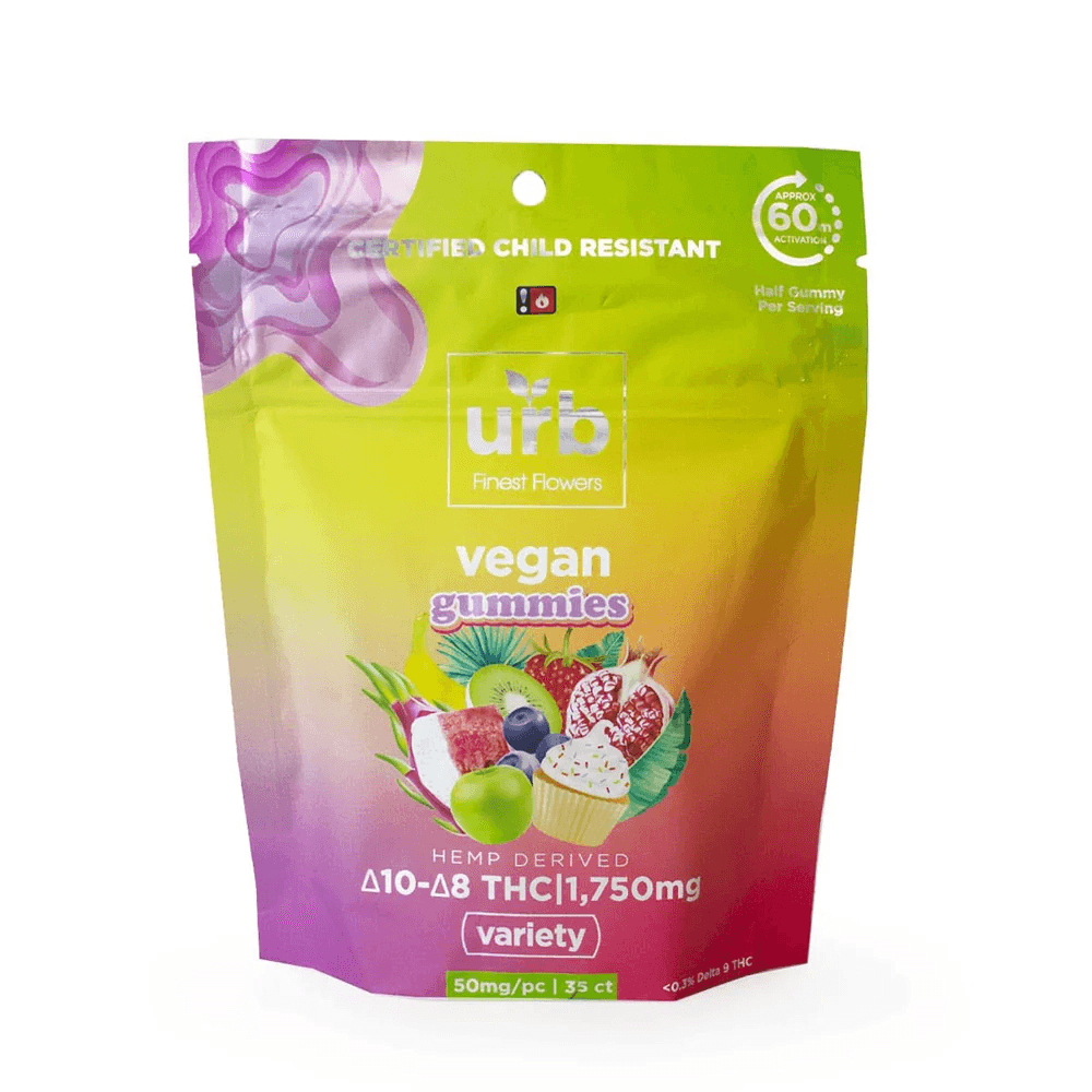 Urb D10/D8 Vegan 1750mg Gummies
