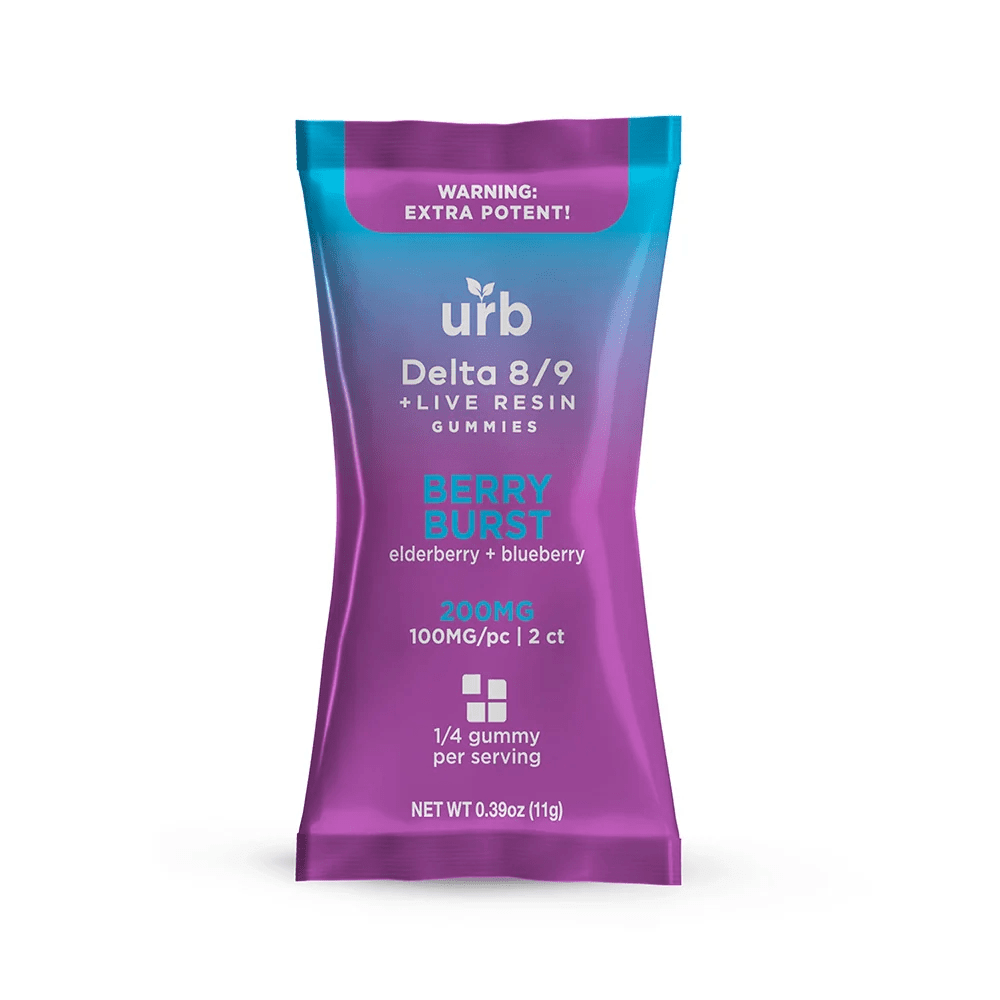 Urb D8/D9 Live Resin 200mg Gummies